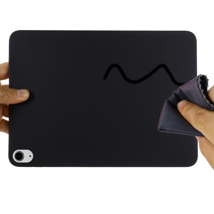 For iPad Air 13 2024 Pure Color Liquid Silicone Shockproof Tablet Case(Black) - iPad Air 13 2024 Cases by PMC TechLife | Online Shopping South Africa | PMC TechLife | Buy Now Pay Later Mobicred