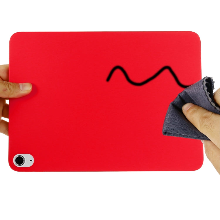 For iPad Air 13 2025 / 2024 Pure Color Liquid Silicone Shockproof Tablet Case(Red) - free shipping - PMC TechLife - Order now!