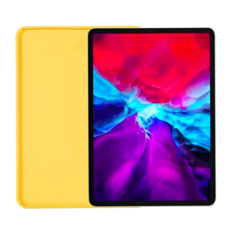 For iPad Pro 11 2024 Pure Color Liquid Silicone Shockproof Tablet Case(Yellow) - iPad Pro 11 2024 Cases by PMC TechLife | Online Shopping South Africa | PMC TechLife | Buy Now Pay Later Mobicred