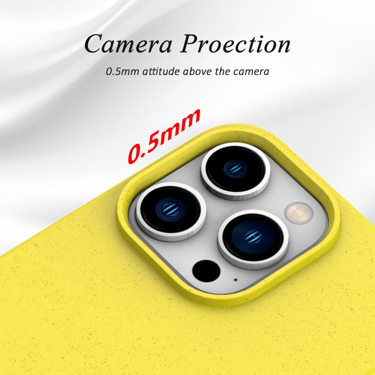 For iPhone 16e Wheat Straw TPU Phone Case(Blue) - iPhone 16e Cases by PMC TechLife | Online Shopping South Africa | PMC TechLife | Buy Now Pay Later Mobicred
