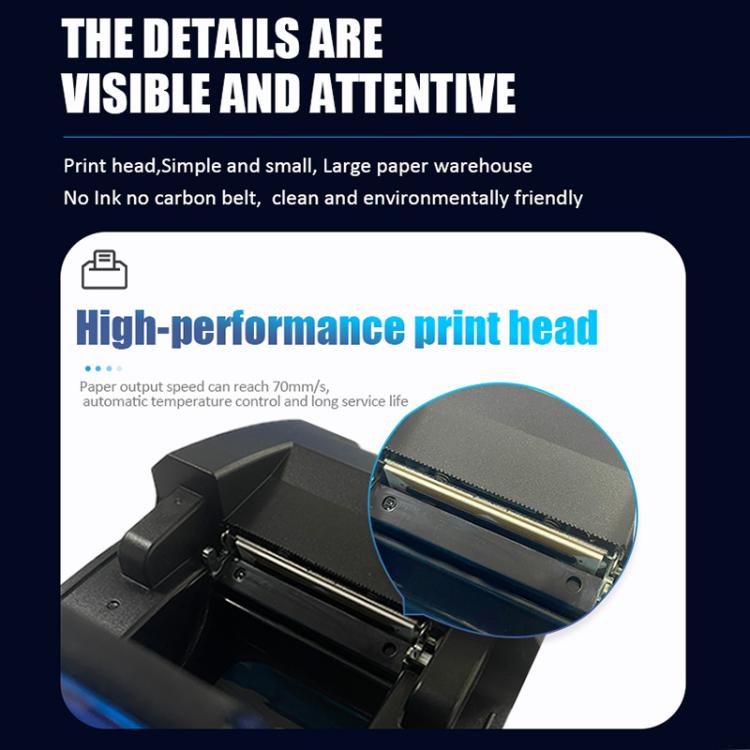 POS-5890U 58mm USB+Bluetooth Thermal Receipt Printer(US Plug) - free shipping - PMC TechLife - Order now!