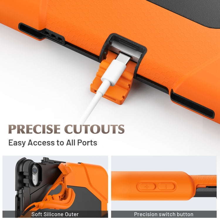 For iPad Air 11 2025 / 2024 Colorful Silicone Heavy Duty Hybrid PC Tablet Case(Orange) - free shipping - PMC TechLife - Order now!
