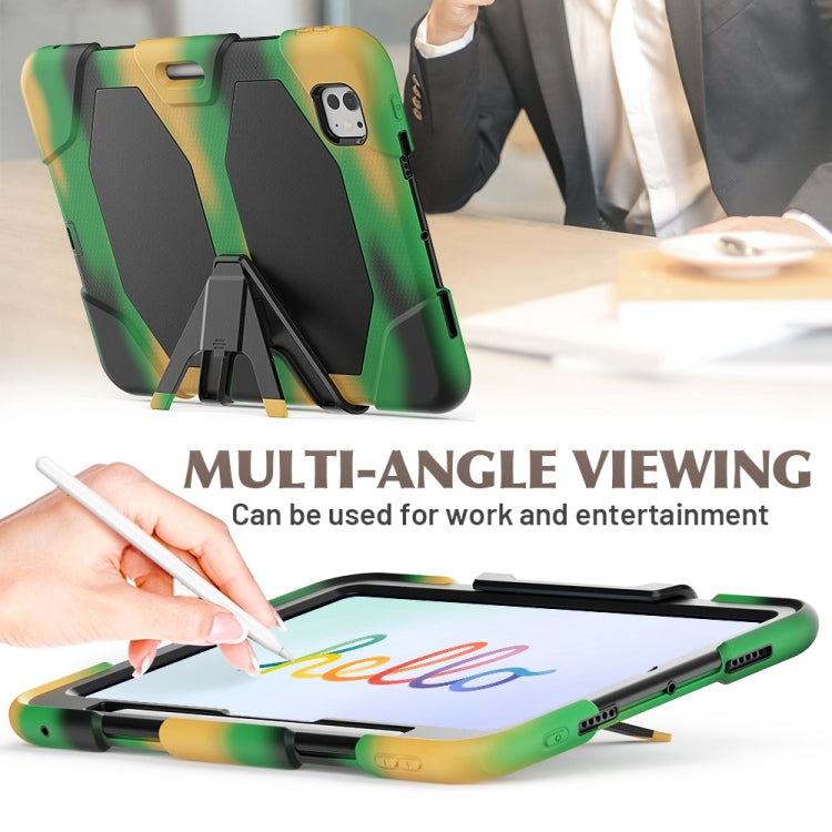 For iPad Pro 11 2024 Colorful Silicone Heavy Duty Hybrid PC Tablet Case(Camouflage) - iPad Pro 11 2024 Cases by PMC TechLife | Online Shopping South Africa | PMC TechLife | Buy Now Pay Later Mobicred