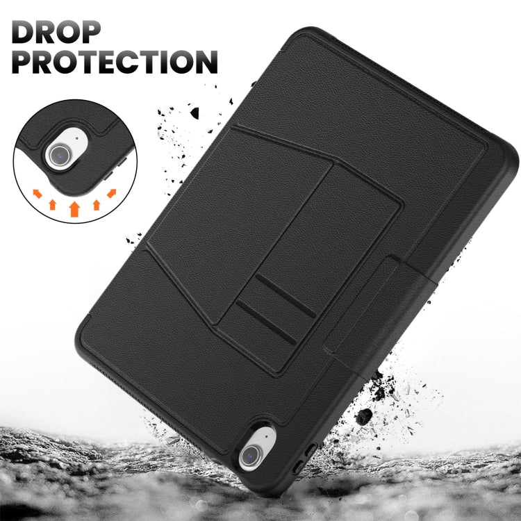 For iPad Air 11 2024 Smart B Magnetic Holder Leather Tablet Case(Black) - iPad Air 11 2024 Cases by PMC TechLife | Online Shopping South Africa | PMC TechLife | Buy Now Pay Later Mobicred