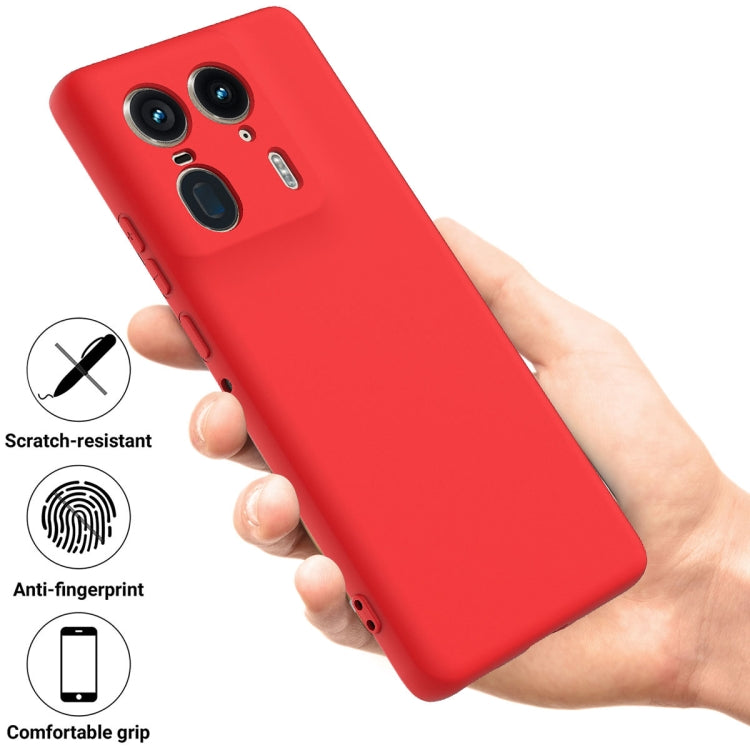 For Motorola Edge 50 Ultra Solid Color Liquid Silicone Dropproof Full Coverage Phone Case(Red) - free shipping - PMC TechLife - Order now!