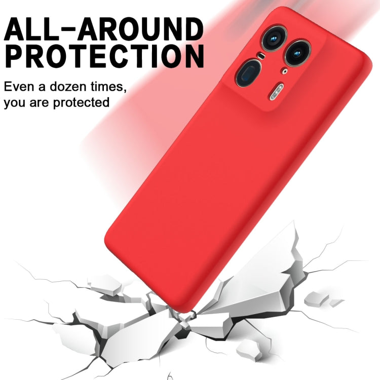 For Motorola Edge 50 Ultra Solid Color Liquid Silicone Dropproof Full Coverage Phone Case(Red) - free shipping - PMC TechLife - Order now!