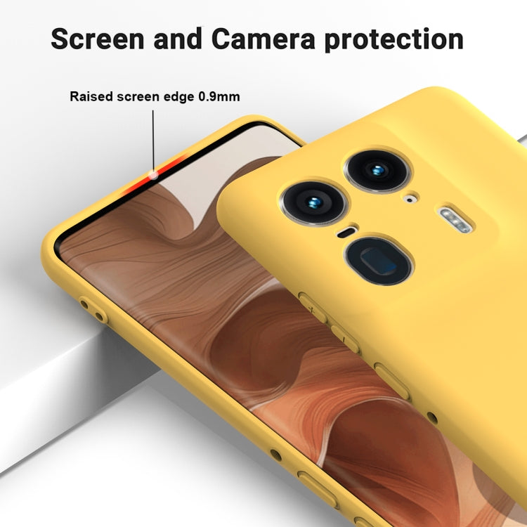 For Motorola Moto X50 Ultra Solid Color Liquid Silicone Dropproof Full Coverage Phone Case(Yellow) - free shipping - PMC TechLife - Order now!