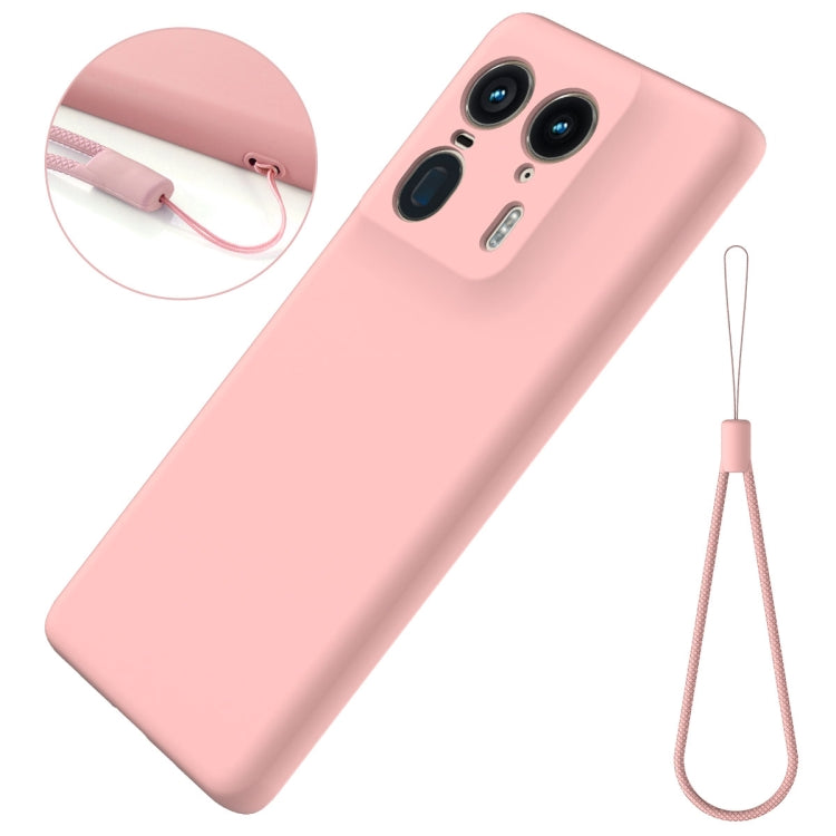 For Motorola Moto X50 Ultra Solid Color Liquid Silicone Dropproof Full Coverage Phone Case(Pink) - free shipping - PMC TechLife - Order now!