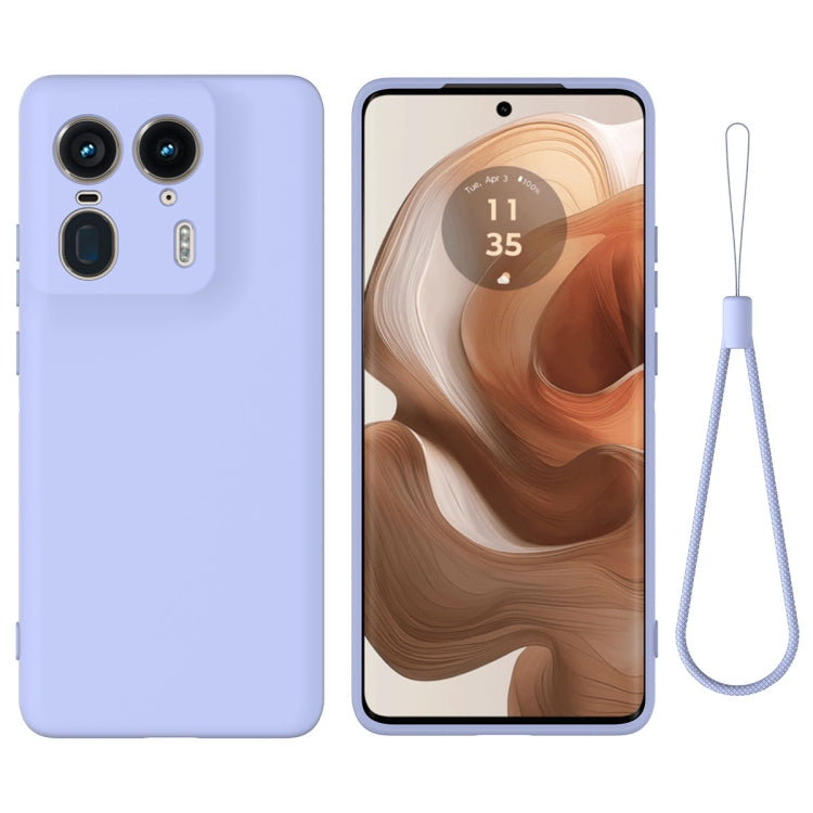 For Motorola Moto X50 Ultra Solid Color Liquid Silicone Dropproof Full Coverage Phone Case(Purple) - free shipping - PMC TechLife - Order now!