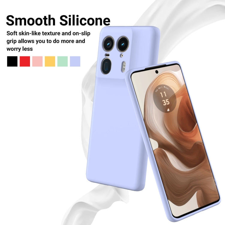 For Motorola Moto X50 Ultra Solid Color Liquid Silicone Dropproof Full Coverage Phone Case(Purple) - free shipping - PMC TechLife - Order now!