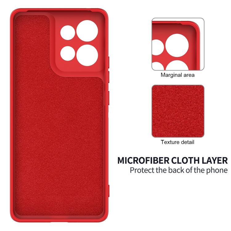 For Motorola Edge 50 Solid Color Liquid Silicone Dropproof Full Coverage Phone Case(Red) - free shipping - PMC TechLife - Order now!