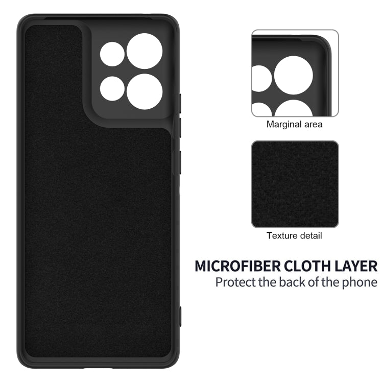 For Motorola Edge 50 Solid Color Liquid Silicone Dropproof Full Coverage Phone Case(Black) - free shipping - PMC TechLife - Order now!