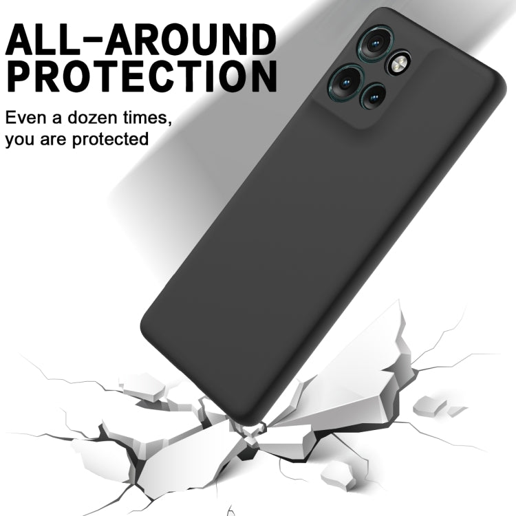 For Motorola Edge 50 Neo / Moto S50 Solid Color Liquid Silicone Dropproof Full Coverage Phone Case(Black) - free shipping - PMC TechLife - Order now!
