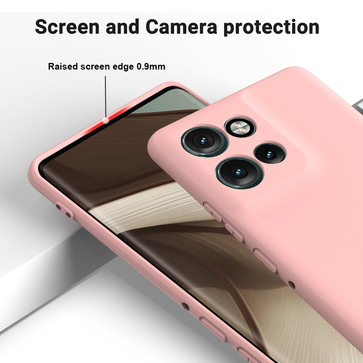 For Motorola Edge 50 Neo / Moto S50 Solid Color Liquid Silicone Dropproof Full Coverage Phone Case(Pink) - free shipping - PMC TechLife - Order now!