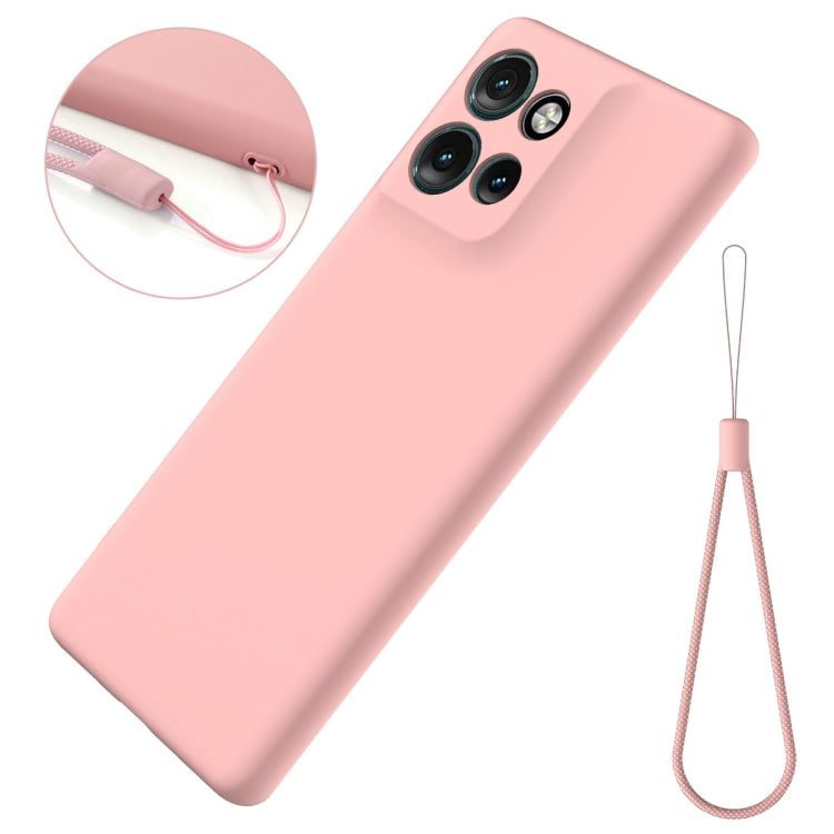 For Motorola Edge 50 Neo / Moto S50 Solid Color Liquid Silicone Dropproof Full Coverage Phone Case(Pink) - free shipping - PMC TechLife - Order now!