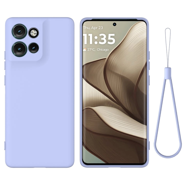 For Motorola Edge 50 Neo / Moto S50 Solid Color Liquid Silicone Dropproof Full Coverage Phone Case(Purple) - free shipping - PMC TechLife - Order now!