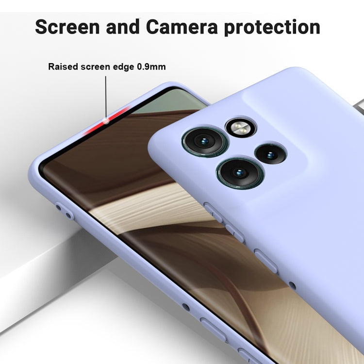 For Motorola Edge 50 Neo / Moto S50 Solid Color Liquid Silicone Dropproof Full Coverage Phone Case(Purple) - free shipping - PMC TechLife - Order now!