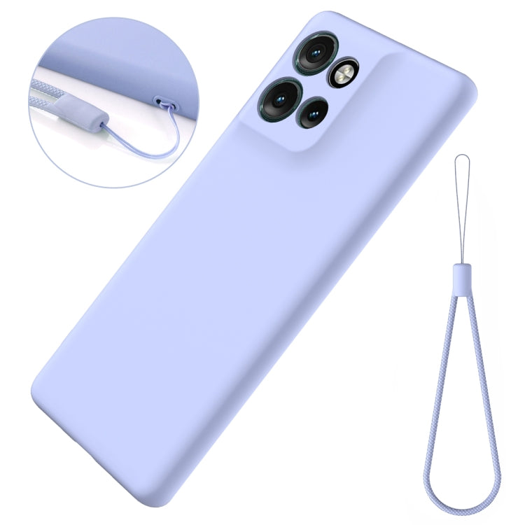 For Motorola Edge 50 Neo / Moto S50 Solid Color Liquid Silicone Dropproof Full Coverage Phone Case(Purple) - free shipping - PMC TechLife - Order now!