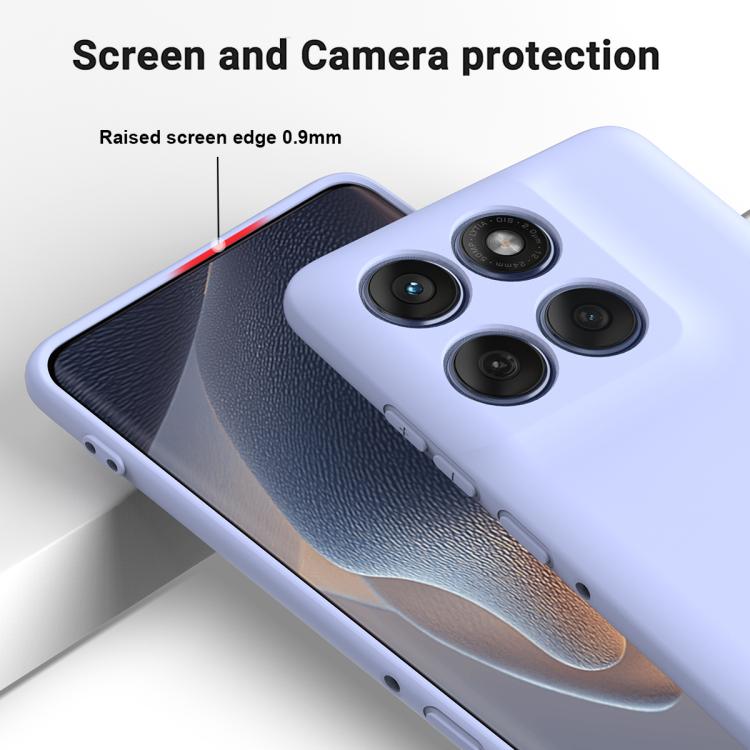 For Motorola Edge 60 Fusion / Edge 60 Solid Color Liquid Silicone Dropproof Full Coverage Phone Case(Purple) - free shipping - PMC TechLife - Order now!