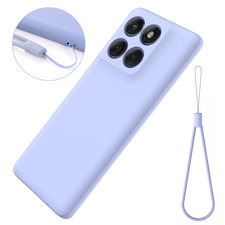 For Motorola Edge 60 Fusion / Edge 60 Solid Color Liquid Silicone Dropproof Full Coverage Phone Case(Purple) - free shipping - PMC TechLife - Order now!