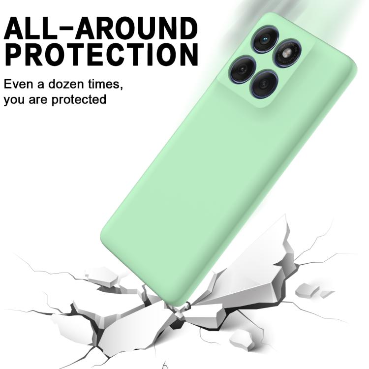 For Motorola Edge 60s Solid Color Liquid Silicone Dropproof Full Coverage Phone Case(Green) - free shipping - PMC TechLife - Order now!
