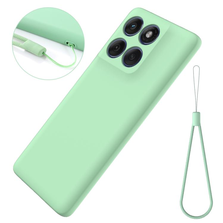 For Motorola Edge 60s Solid Color Liquid Silicone Dropproof Full Coverage Phone Case(Green) - free shipping - PMC TechLife - Order now!