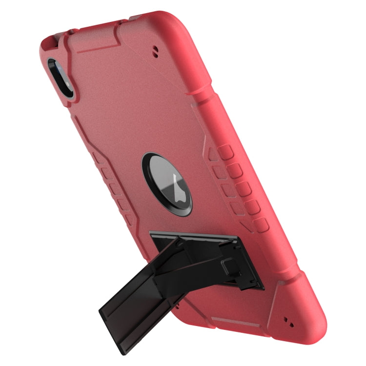 For iPad Air 11 2025 / 2024 Armor Holder Silicone Hybrid PC Tablet Case(Red Black) - iPad Air 11 2025 / 2024 Cases by PMC TechLife | Online Shopping South Africa | PMC TechLife | Buy Now Pay Later Mobicred