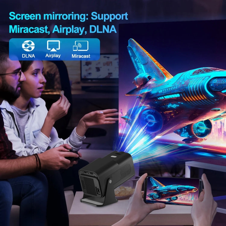Y6S 4K Android 12.0 Portable Home HD Mini WiFi Projector(AU Plug) - Mini Projector by PMC TechLife | Online Shopping South Africa | PMC TechLife | Buy Now Pay Later Mobicred