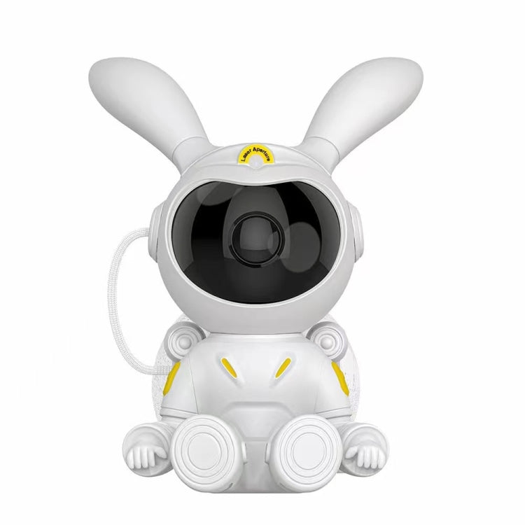 G002 Space Rabbit Starry Sky Projection Lamp Bluetooth Speaker 2 in 1 Laser Light(White) - free shipping - PMc TechLife - Order now!