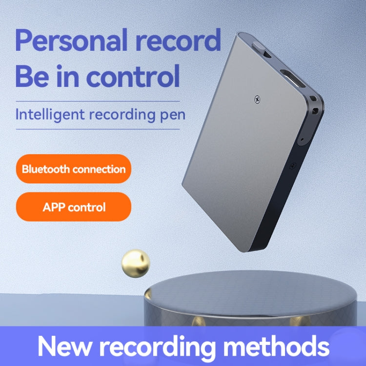 Q61A Portable Smart Voice Recorder Support APP Control, Memory:64GB(Black) - Recording Pen by PMC TechLife | Online Shopping South Africa | PMC TechLife | Buy Now Pay Later Mobicred