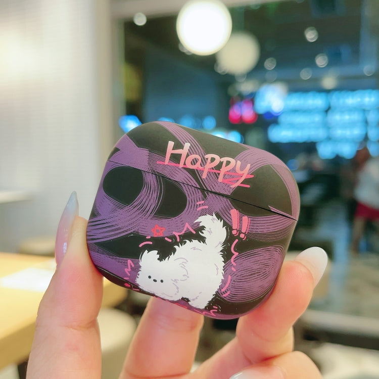 For AirPods 3 Cat and Dog Pattern Earbuds Box Frosted TPU Case(Exploring Dog) - For AirPods 3 by PMC Jewellery | Online Shopping South Africa | PMC Jewellery | Buy Now Pay Later Mobicred