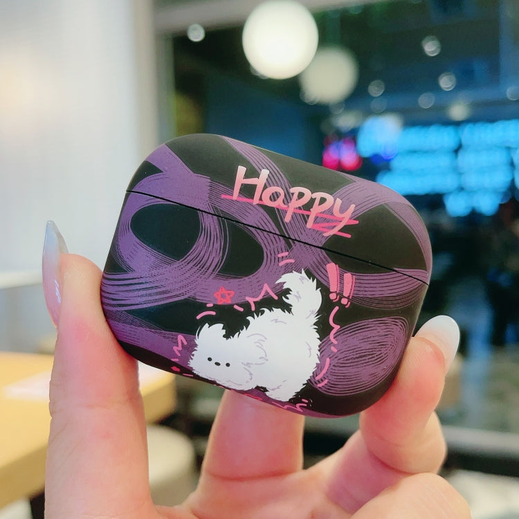 For AirPods Pro Cat and Dog Pattern Earbuds Box Frosted TPU Case(Exploring Dog) - For AirPods Pro by PMC Jewellery | Online Shopping South Africa | PMC Jewellery | Buy Now Pay Later Mobicred