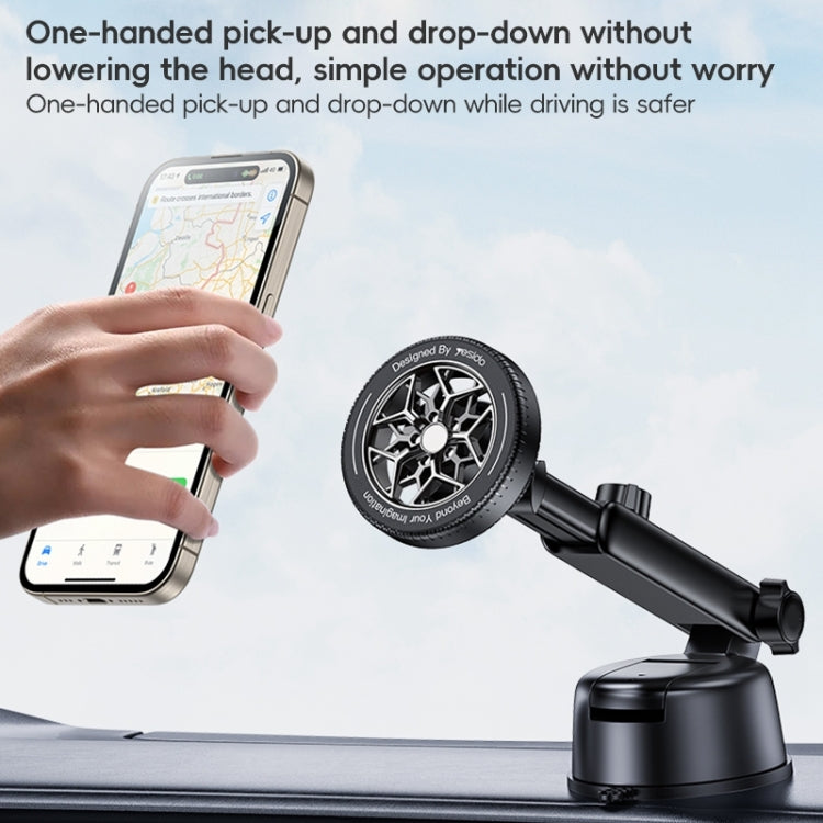 Yesido C266 Magesafe Magnetic Car Holder(Black) - Universal Car Holders by Yesido | Online Shopping South Africa | PMC TechLife | Buy Now Pay Later Mobicred