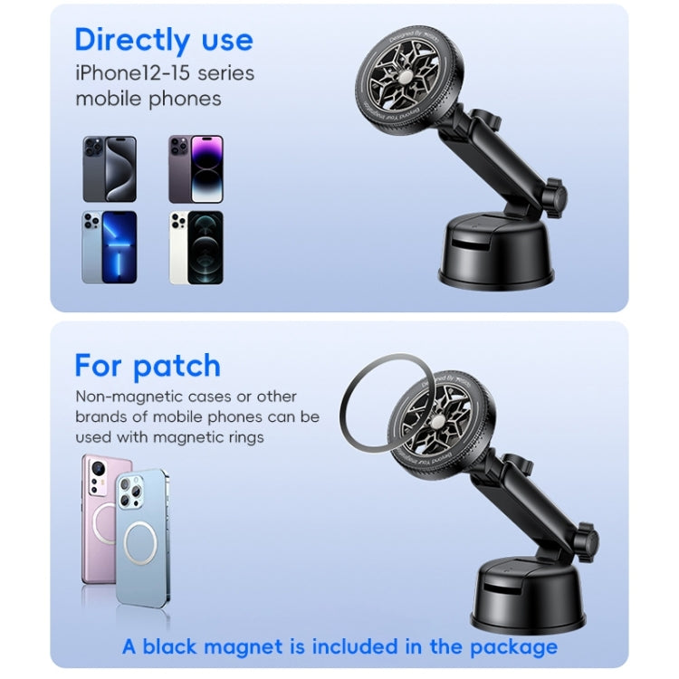 Yesido C266 Magesafe Magnetic Car Holder(Black) - Universal Car Holders by Yesido | Online Shopping South Africa | PMC TechLife | Buy Now Pay Later Mobicred