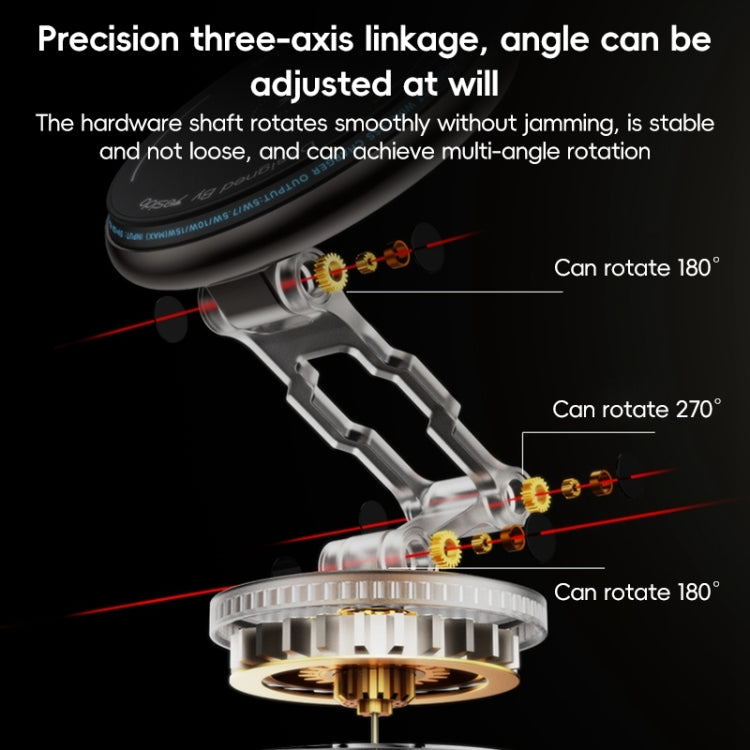 Yesido C306 15W Car Magnetic Wireless Charging Holder(Black) - free shipping - PMC TechLife - Order now!