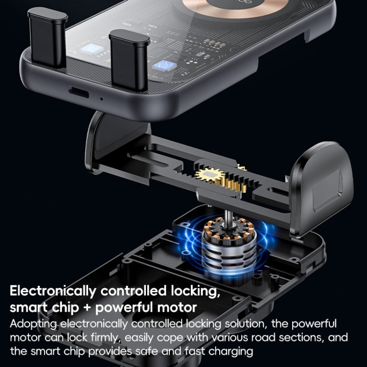 Yesido C307 15W Suction Cup Car Wireless Charging Holder(Black) - free shipping - PMC TechLife - Order now!