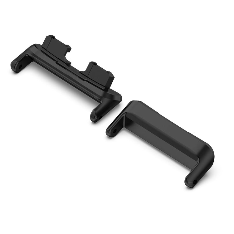 For Huawei Band 10 / 9 / 8 1 Pair Stainless Steel Metal Watch Band Connector(Black) - Other Accessories by PMc TechLife | Online Shopping South Africa | PMc TechLife | Buy Now Pay Later Mobicred