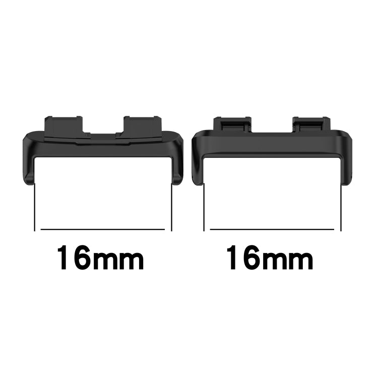 For Huawei Band 10 / 9 / 8 1 Pair Stainless Steel Metal Watch Band Connector(Silver) - free shipping - PMc TechLife - Order now!