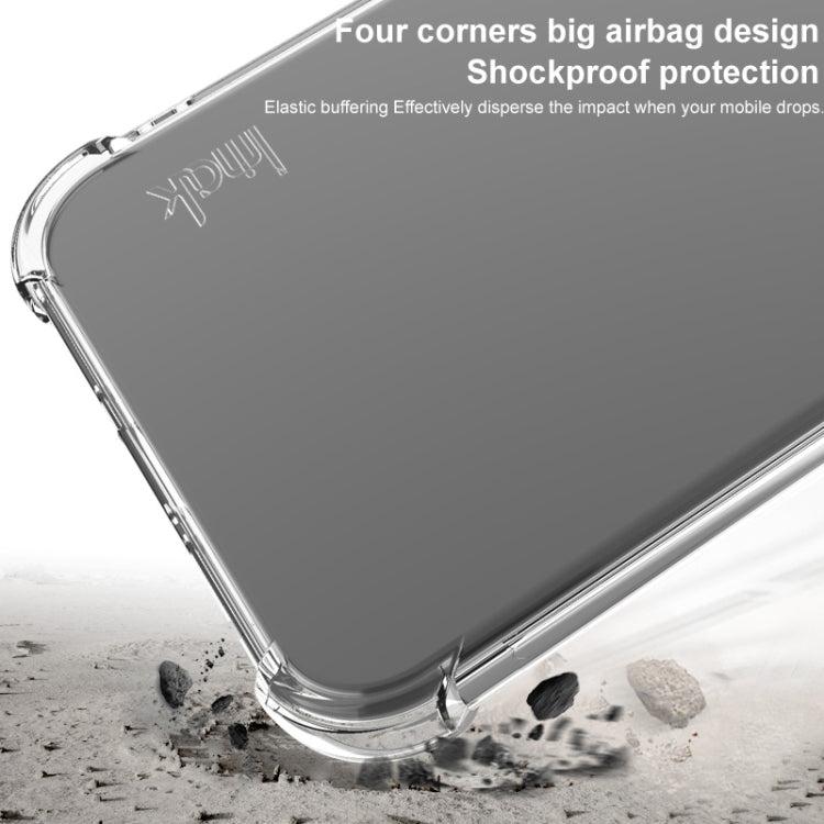 For iPhone 16 Pro imak Shockproof Airbag TPU Phone Case(Transparent Black) - free shipping - PMC TechLife - Order now!