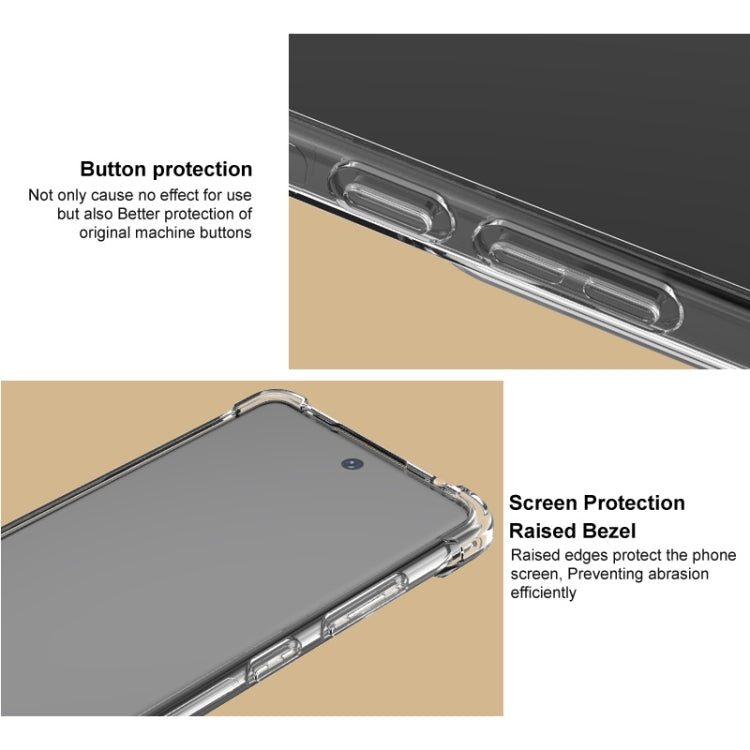For iPhone 16e imak Shockproof Airbag TPU Phone Case(Matte Black) - iPhone 16e Cases by imak | Online Shopping South Africa | PMC TechLife | Buy Now Pay Later Mobicred