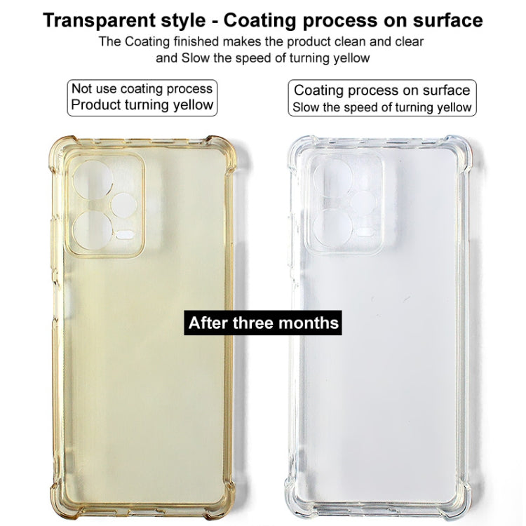 For iPhone 16e imak Shockproof Airbag TPU Phone Case(Transparent) - iPhone 16e Cases by imak | Online Shopping South Africa | PMC TechLife | Buy Now Pay Later Mobicred