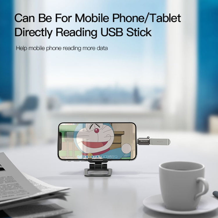 Yesido GS14 8 Pin to USB 3.0 OTG Adapter(Black) - free shipping - PMC Jewellery - Order now!