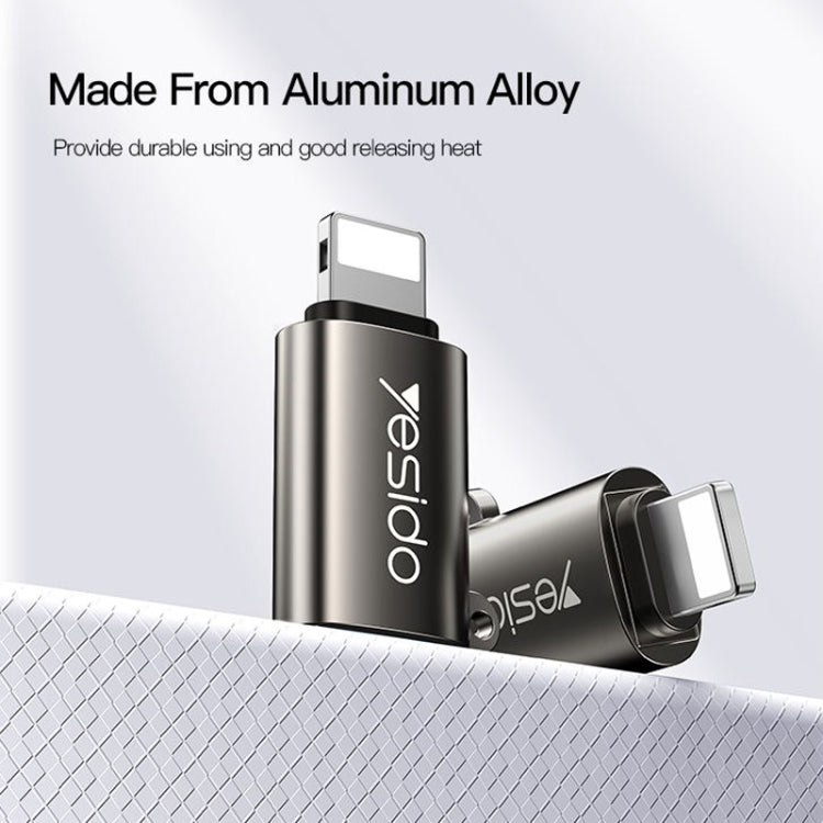 Yesido GS14 8 Pin to USB 3.0 OTG Adapter(Black) - free shipping - PMC Jewellery - Order now!