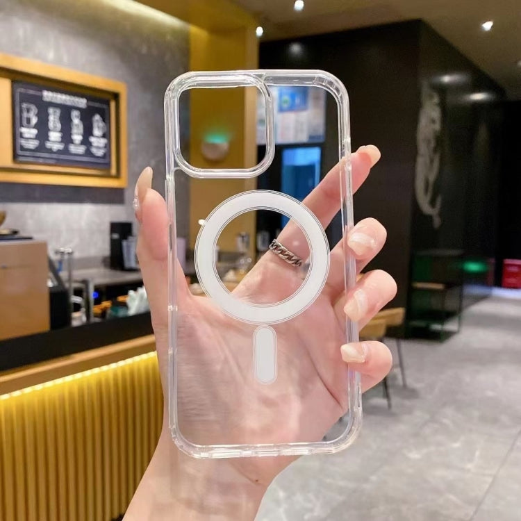 For iPhone 16 Pro Large Hole Camera MagSafe Magnetic Clear Acrylic TPU Case(Transparent) - free shipping - PMC TechLife - Order now!