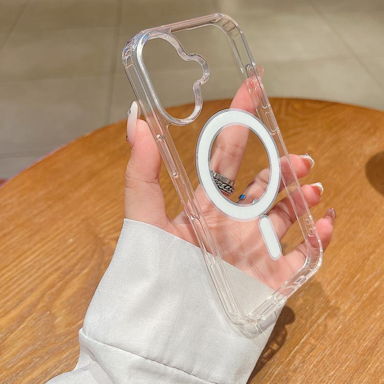 For iPhone 17 Large Hole Camera MagSafe Magnetic Clear Acrylic TPU Case(Transparent) - free shipping - PMc TechLife - Order now!