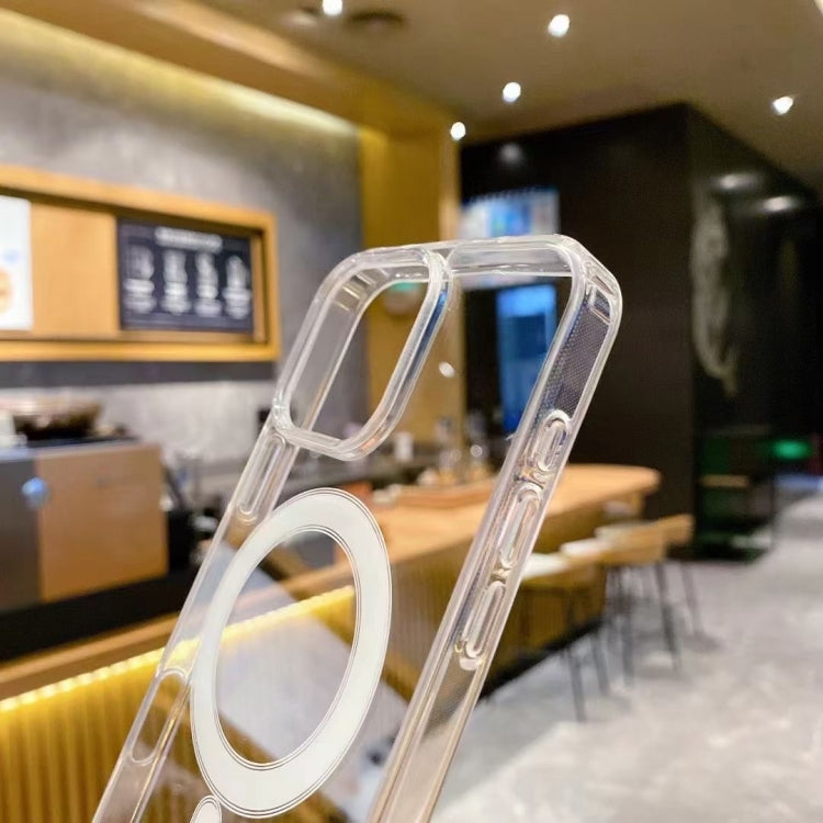 For iPhone 16 Pro Large Hole Camera MagSafe Magnetic Clear Acrylic TPU Case(Transparent) - free shipping - PMC TechLife - Order now!