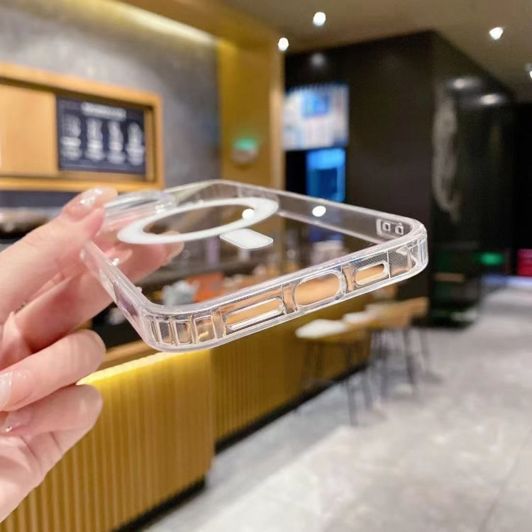 For iPhone 17 Pro Large Hole Camera MagSafe Magnetic Clear Acrylic TPU Case(Transparent) - free shipping - PMc TechLife - Order now!
