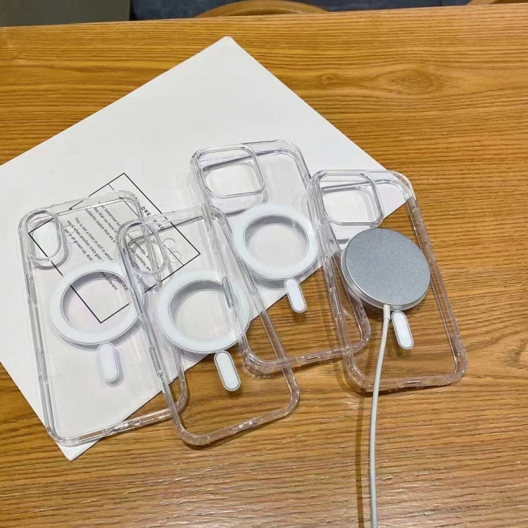 For iPhone 16 Pro Max Large Hole Camera MagSafe Magnetic Clear Acrylic TPU Case(Transparent) - iPhone 16 Pro Max Cases by PMC TechLife | Online Shopping South Africa | PMC TechLife | Buy Now Pay Later Mobicred