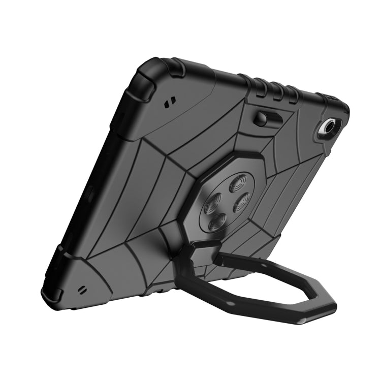 For iPad Air 11 2025 / 2024 Spider Turntable Handle Stress Relief Tablet Case(Black) - free shipping - PMC TechLife - Order now!