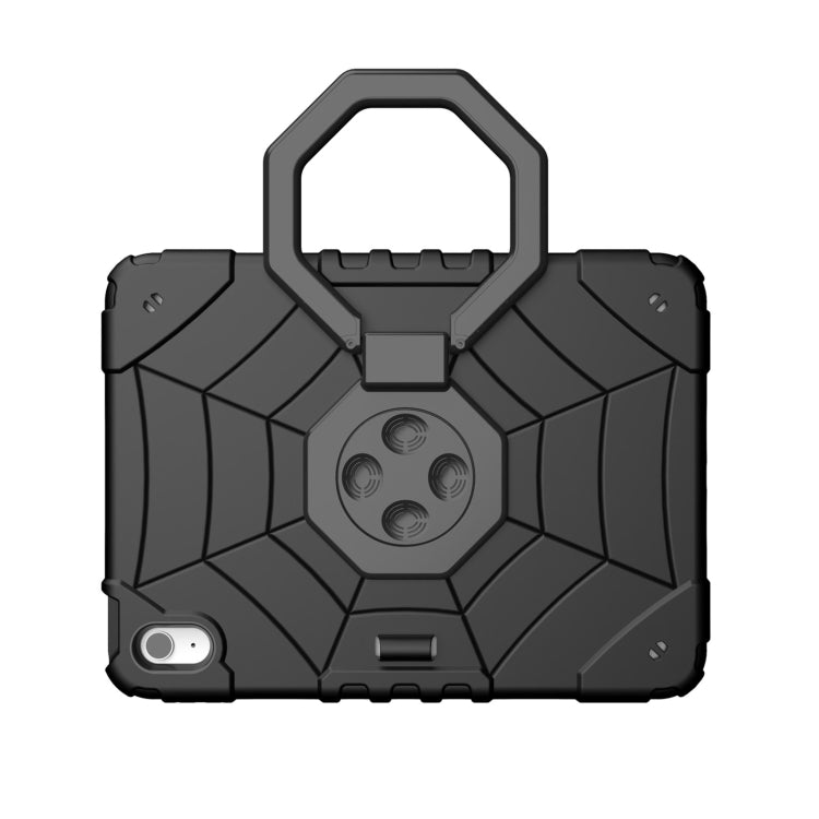 For iPad Air 11 2025 / 2024 Spider Turntable Handle Stress Relief Tablet Case(Black) - free shipping - PMC TechLife - Order now!